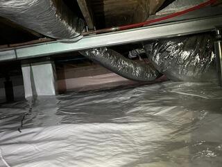 Crawl Space Encapsulation Musty Odor in Cades, SC