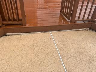 Drain Channel installed on Pool Deck in Andrews, SC