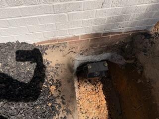 Stair Step Crack Closed in Barnwell, SC