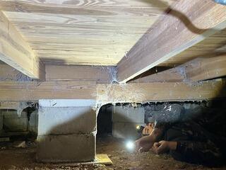 Sagging Floors Eliminated in Neeses, SC