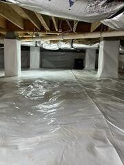 Crawl Space Transformation in Gloverville, SC