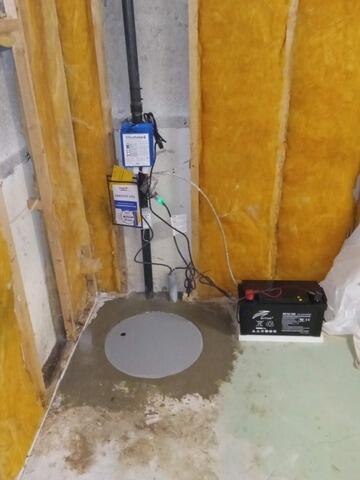 new sump pump system in Oakville, On