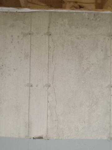 Sealed wall crack in Stoney Creek, On