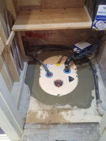 New Triplesafe Sump Pump system installed in Niagara Falls, On