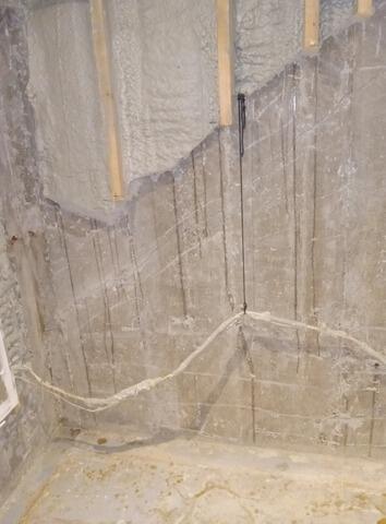 Sealed wall crack in Caledonia, On