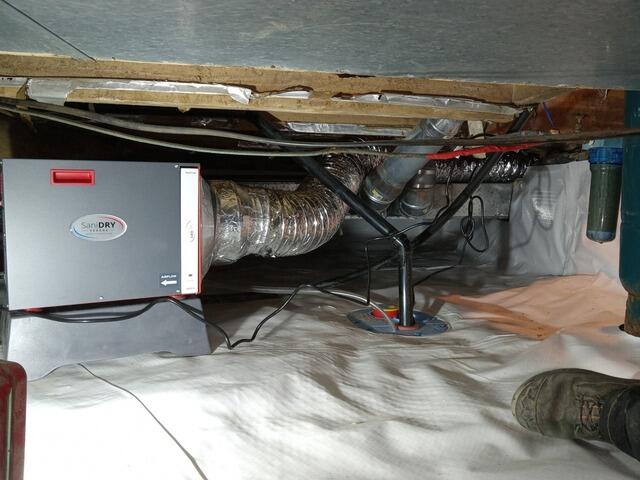 Repaired Crawlspace in Port Colborne,On - After Photo