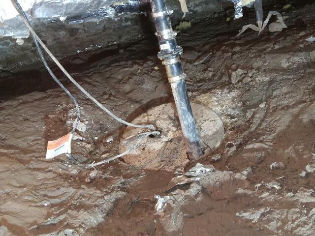 Repaired Crawlspace in Port Colborne,On - Before Photo