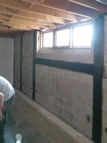 Bowing wall repair in Hamilton, On - After Photo