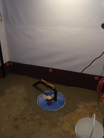 New Sump system with waterproofing in Hamilton, On - After Photo