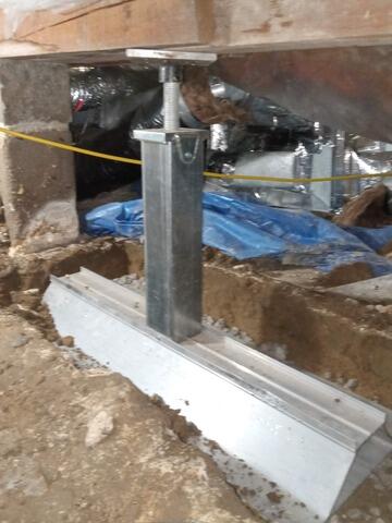 Sagging crawlspace floors in St. Catharines, On - After Photo