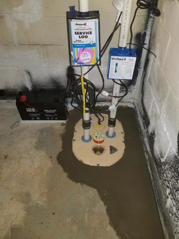 Triple Protection - TripleSafe Sump System installed in Wilmington, DE - After Photo