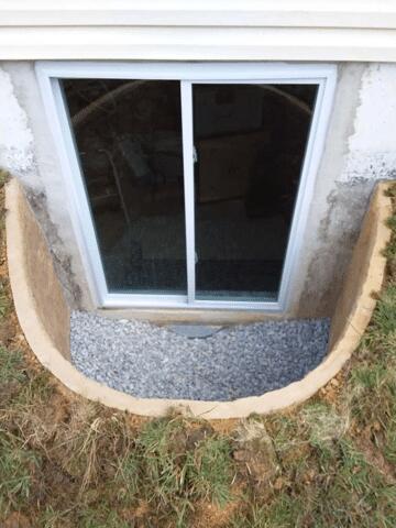 Egress Window Well - After Photo