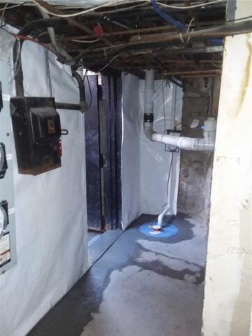 Upper Darby, PA Waterproofing Job