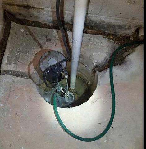 Sump Pump Upgrade in Bear, DE - Before Photo