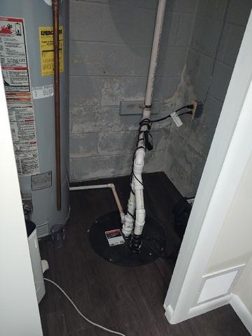 Waterproofing and Sump Pump System Upgrade in Catonsville, MD - Before Photo