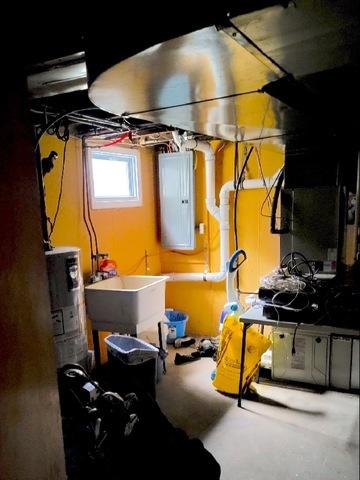 Springfield, PA Basement Waterproofing - Before Photo