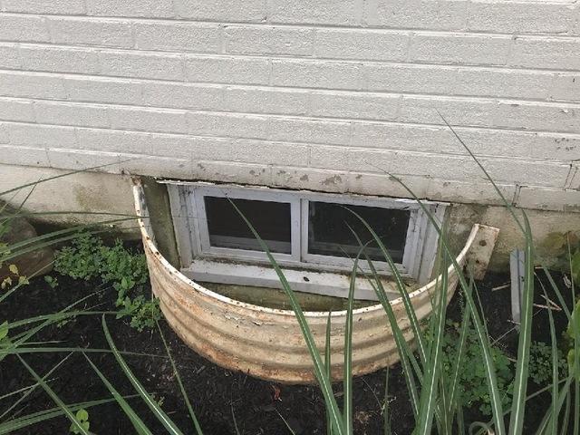 Wilmington, DE Window Well Upgrade - Before Photo