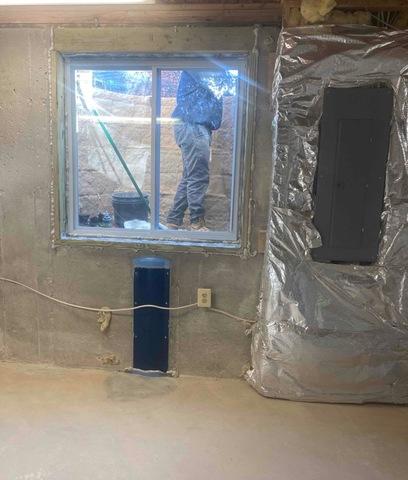 Basement Finishing and Egress Install in Millersville MD - Before Photo
