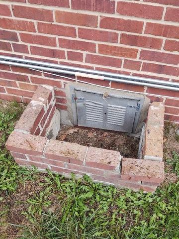 Baltimore, MD Crawlspace Vent Covers - Before Photo