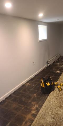 Wall Restoration in Glenolden, PA - Before Photo