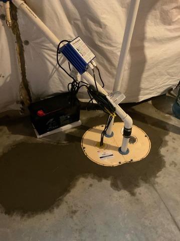 TripleSafe Sump Pump in New Castle, DE - After Photo