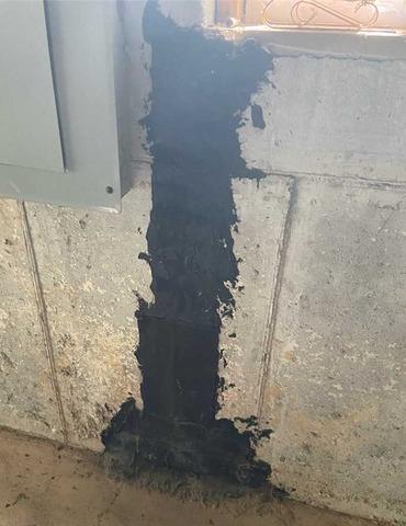 Garnet Valley, PA PolyUrethane Injection and Flexispan Install. - Before Photo
