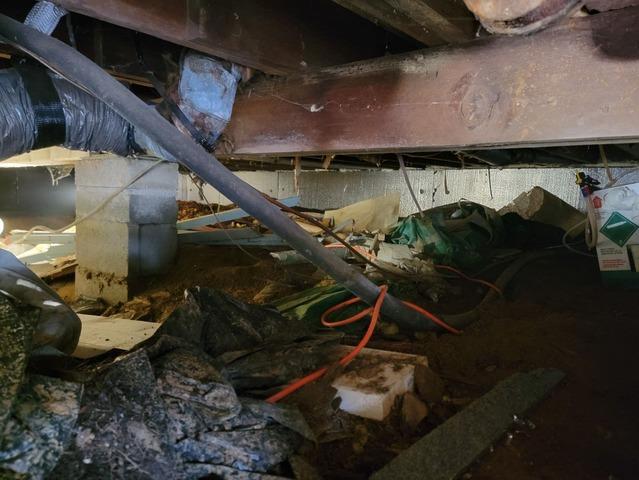 CrawlSpace Encapsulation in Aberdeen, MD - Before Photo