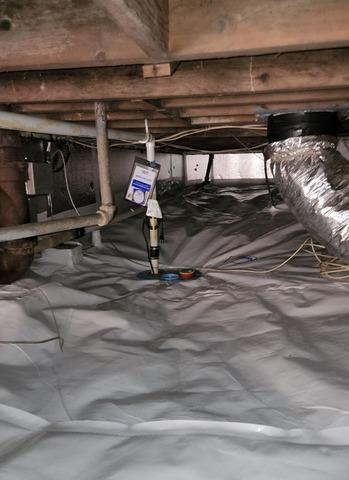 Crawl Space Encapsulation in New Castle, DE - After Photo