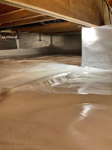 Crawl Space Encapsulation in Pasadena, MD - After Photo
