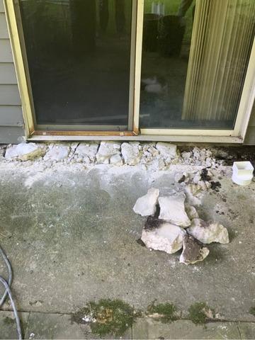 TrenchDrain in Aston, PA - Before Photo