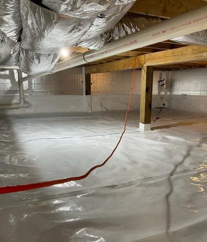 Crawl Space Encapsulation in Rising Sun, MD - After Photo