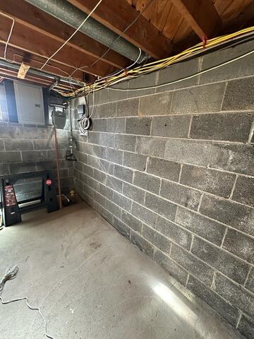 Waterproofing Solution In Lawrence Township, NJ Basement - Before Photo