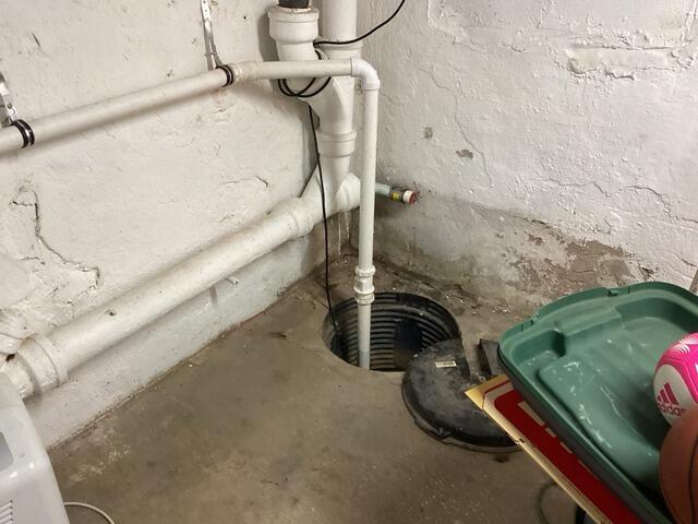 Sump Pump Installation in South Amboy, NJ - Before Photo