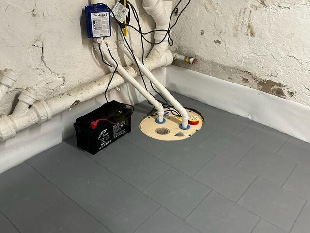 Sump Pump Installation in South Amboy, NJ - After Photo