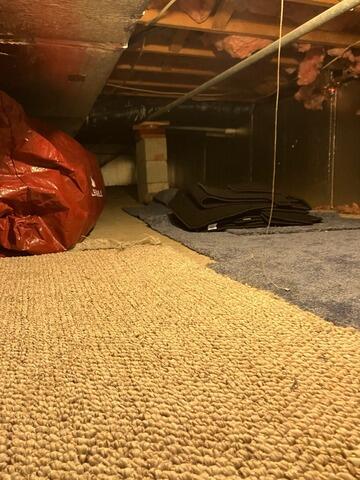 Addressing Crawl Space Moisture Intrusion In Atlantic Highlands, NJ - Before Photo