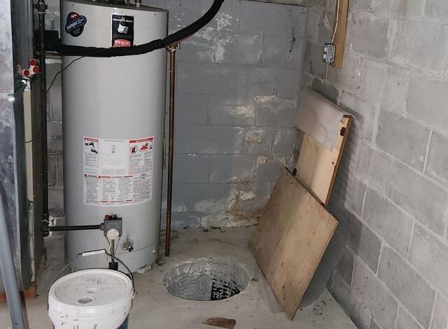 Addressing Water Intrusion In Lumberton, NJ Basement - Before Photo