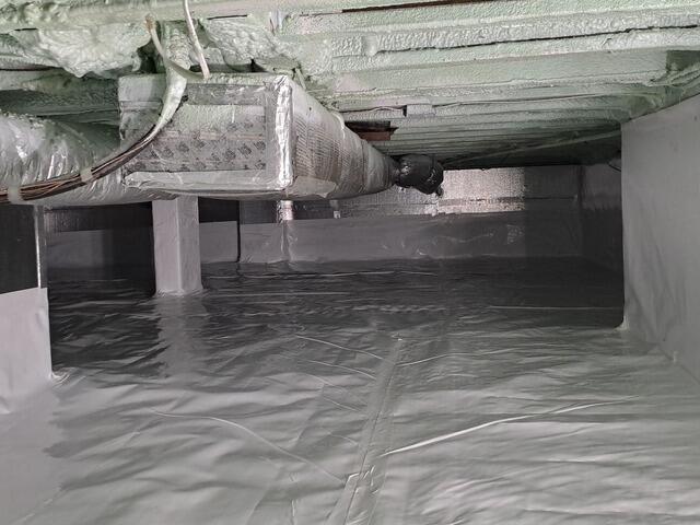 Crawl Space Encapsulation in Bay Head, NJ - After Photo