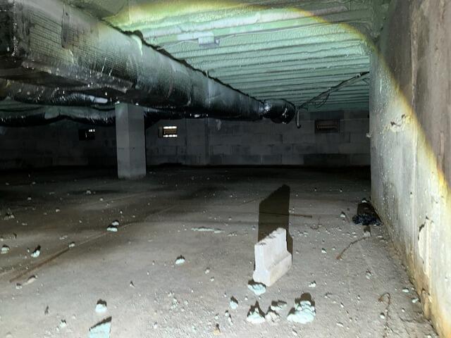 Crawl Space Encapsulation in Bay Head, NJ - Before Photo