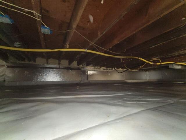 Crawl Space Moisture Solution In Little Silver, NJ - After Photo