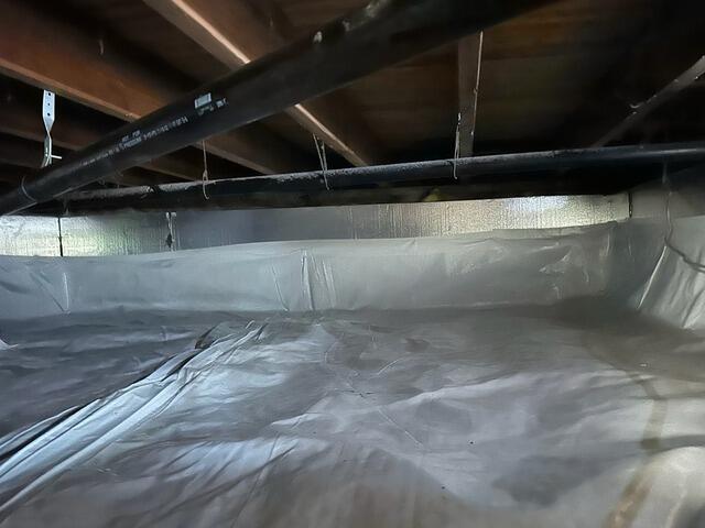 Crawl Space Encapsulation In Beach Haven, NJ - After Photo