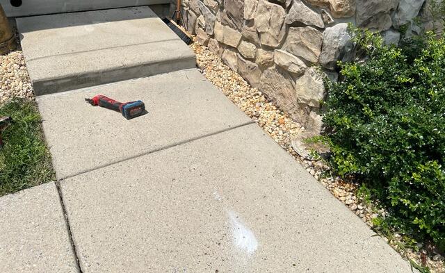 Concrete Repair in Bear, DE - Before Photo