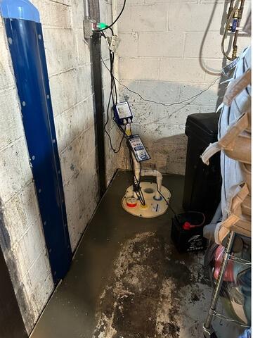 Eradicating Basement Moisture Intrusion In Springfield, NJ - After Photo