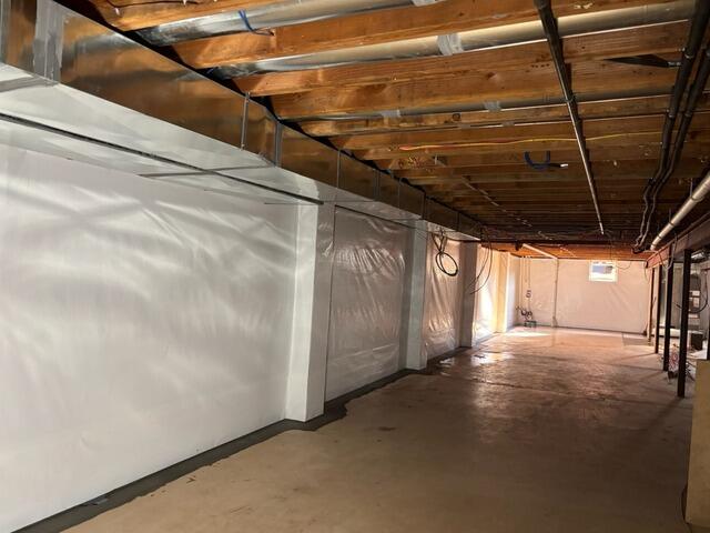Waterproofing a Basement in Bloomsbury, NJ - After Photo
