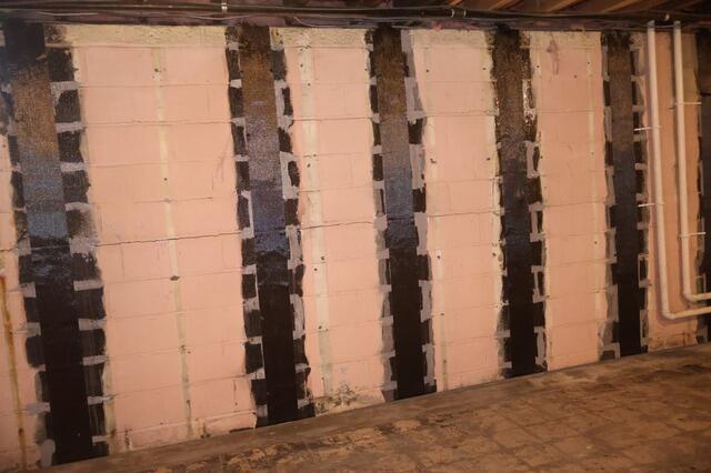 Bowing Walls Solution in Atlantic Highlands, NJ - After Photo