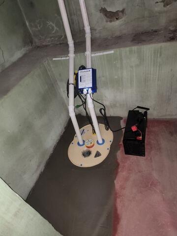 Improper Drainage Solution In West Orange, NJ Basement - After Photo