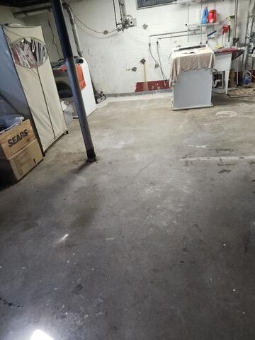 Damp Basement Solution In Colonia, NJ - Before Photo