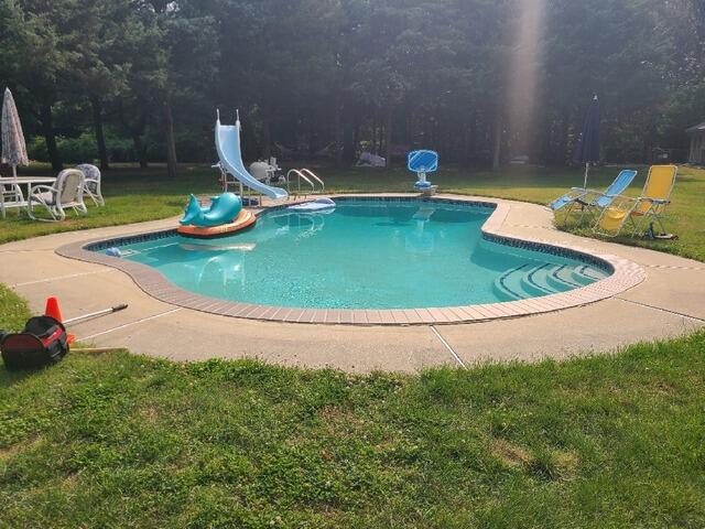 Addressing Concrete Settlement In Franklinville, NJ - Before Photo