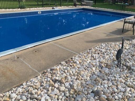 Pool Deck Repair in Hillsborough, NJ - Before Photo