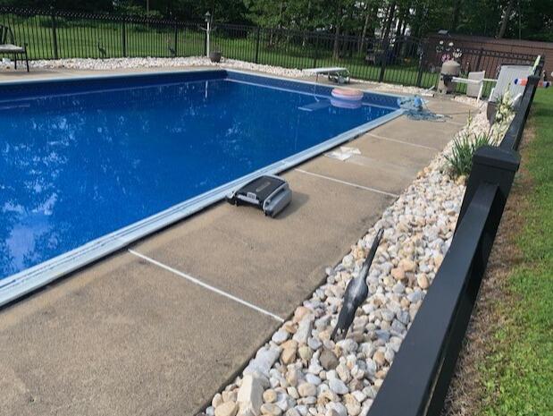 Lifting a Sunken Concrete Patio in Hillsborough, NJ
