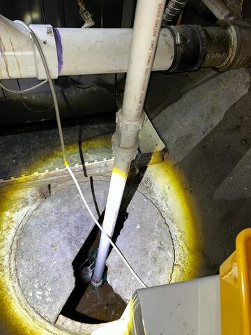 Damp Basement Resolution In Winfield Park, NJ - Before Photo